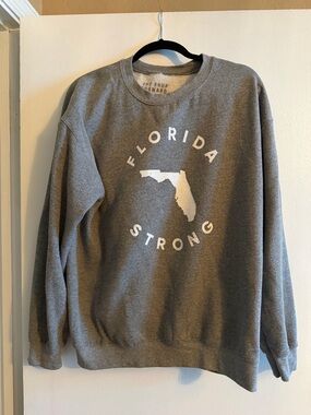 The Shop Forward Florida Strong Size Large L Grey Gray Sweatshirt